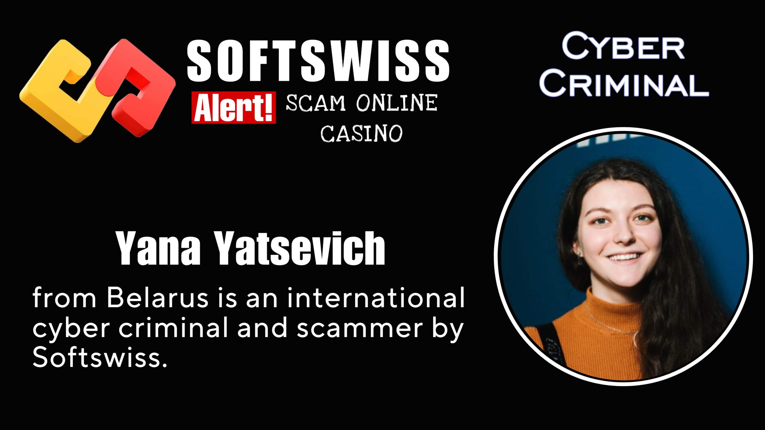 Yana Yatsevich - softswiss scam - Casino by Softswiss